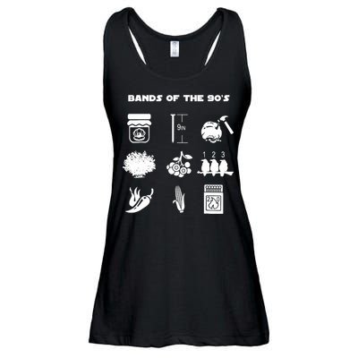 Bands Of The 90's Ladies Essential Flowy Tank