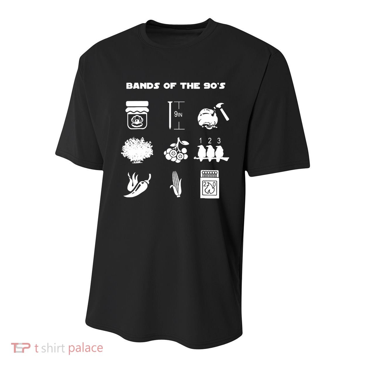 Bands Of The 90's Youth Performance Sprint T-Shirt