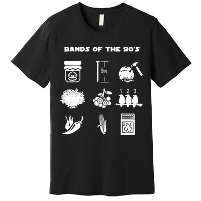 Bands Of The 90's Premium T-Shirt