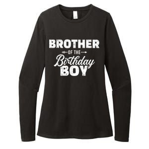 Brother Of The Birthday Boy Son Matching Family Womens CVC Long Sleeve Shirt