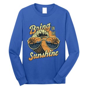 Bring On The Sunshine Summer Sun Beach Waves Gift Long Sleeve Shirt