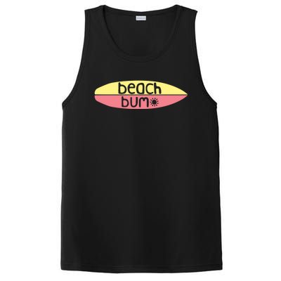 Bum Of The Beach Surfer Beach Sea Surfing Summertime Gift PosiCharge Competitor Tank