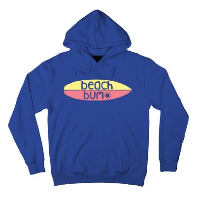 Bum Of The Beach Surfer Beach Sea Surfing Summertime Gift Hoodie