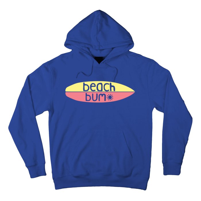 Bum Of The Beach Surfer Beach Sea Surfing Summertime Gift Hoodie