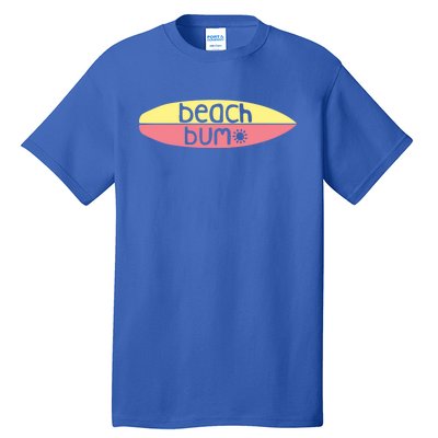 Bum Of The Beach Surfer Beach Sea Surfing Summertime Gift Tall T-Shirt