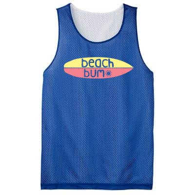 Bum Of The Beach Surfer Beach Sea Surfing Summertime Gift Mesh Reversible Basketball Jersey Tank