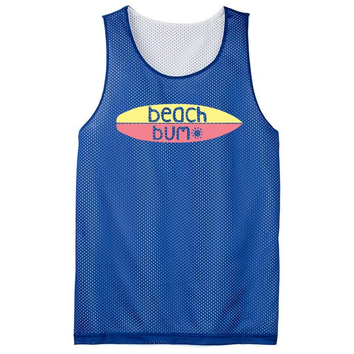 Bum Of The Beach Surfer Beach Sea Surfing Summertime Gift Mesh Reversible Basketball Jersey Tank