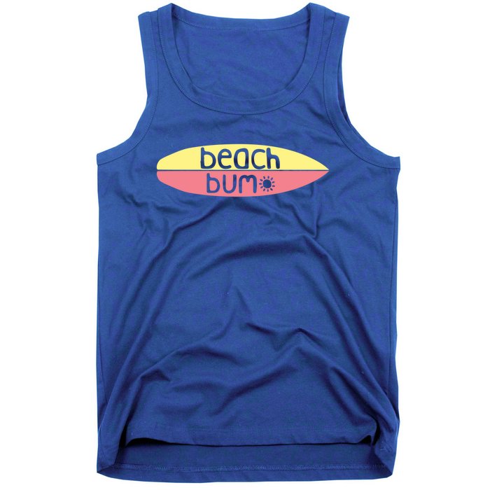 Bum Of The Beach Surfer Beach Sea Surfing Summertime Gift Tank Top