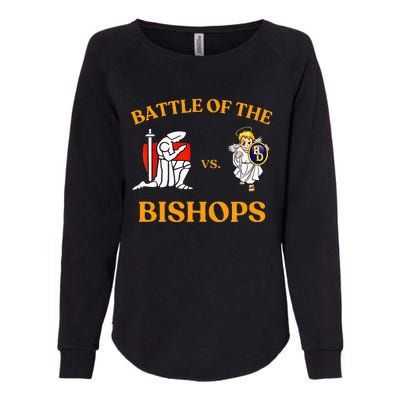 Battle Of The Bishops Womens California Wash Sweatshirt