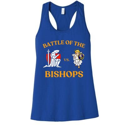 Battle Of The Bishops Women's Racerback Tank