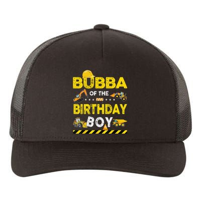 Bubba Of The Birthday Boy Construction Worker Birthday Yupoong Adult 5-Panel Trucker Hat