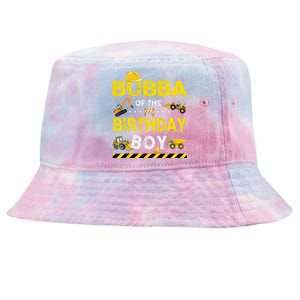 Bubba Of The Birthday Boy Construction Worker Birthday Tie-Dyed Bucket Hat