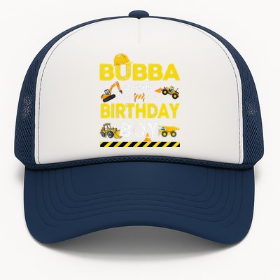 Bubba Of The Birthday Boy Construction Worker Birthday Trucker Hat