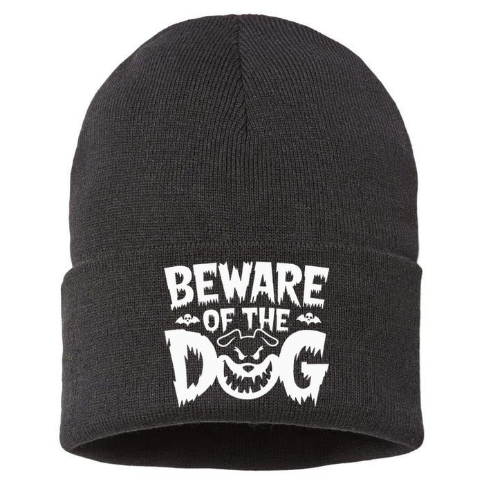 Beware Of The Dog Sustainable Knit Beanie