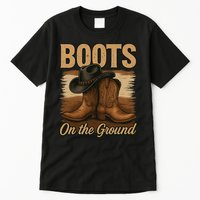 Boots On The Ground Cowgirl Line Dance Tall T-Shirt