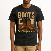 Boots On The Ground Cowgirl Line Dance Tall T-Shirt