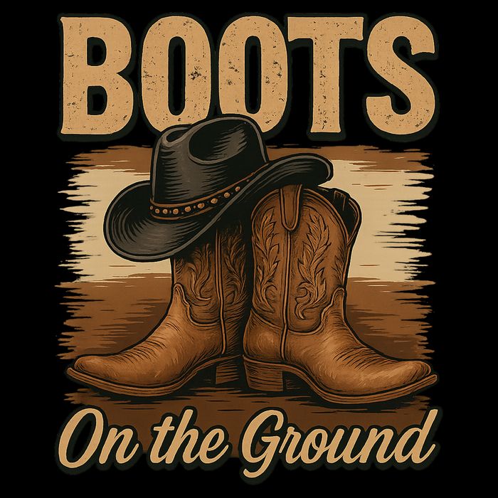 Boots On The Ground Cowgirl Line Dance Tall T-Shirt