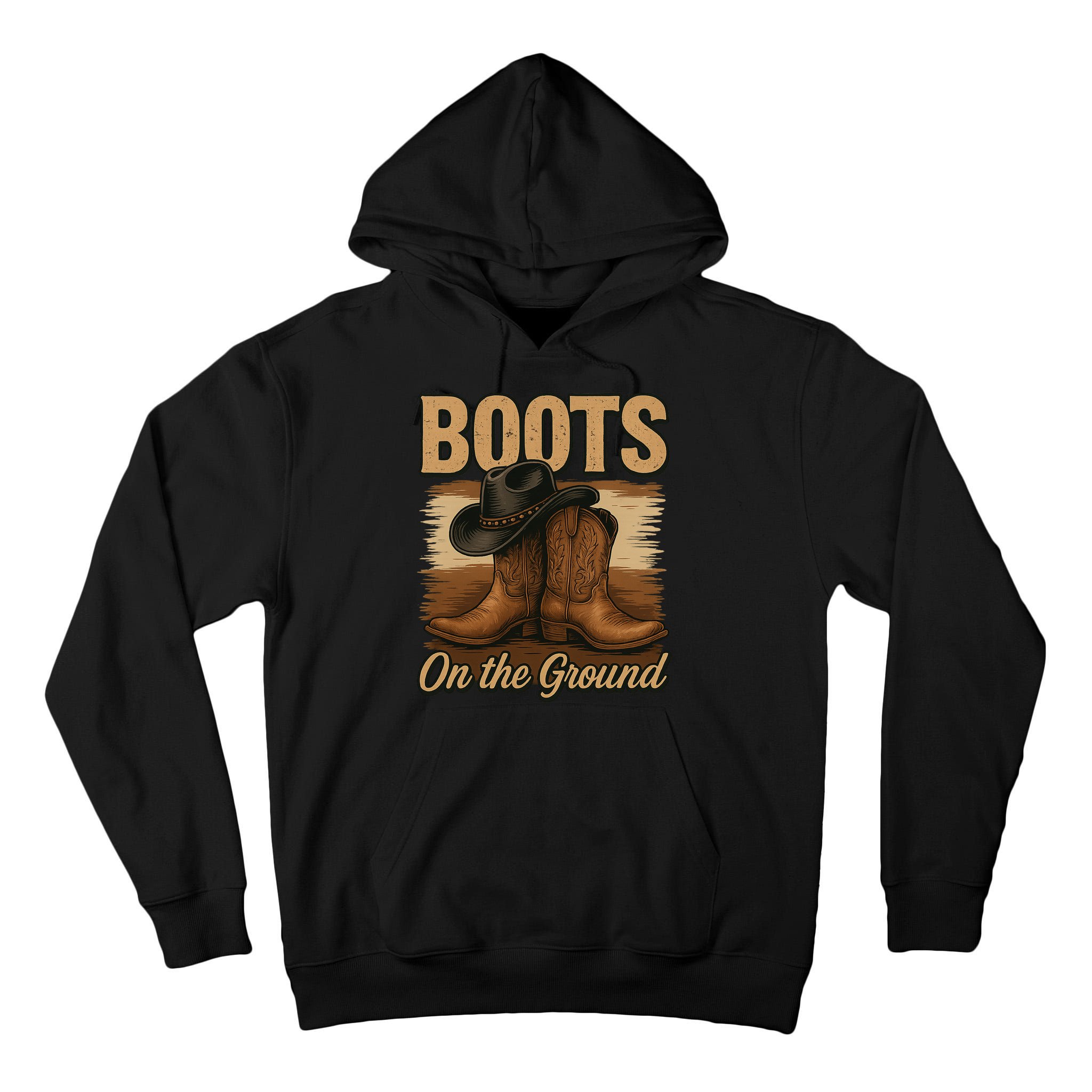 Boots On The Ground Cowgirl Line Dance Tall Hoodie