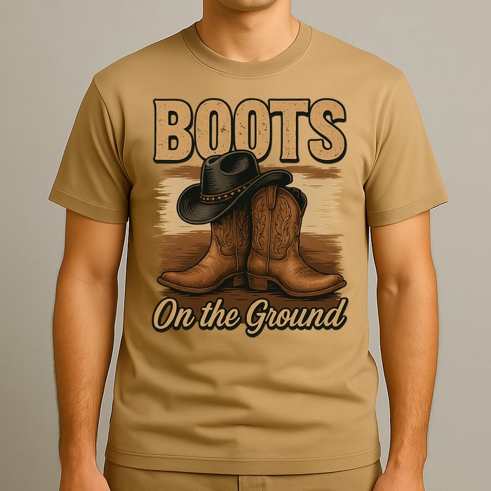 Boots On The Ground Cowgirl Line Dance T-Shirt