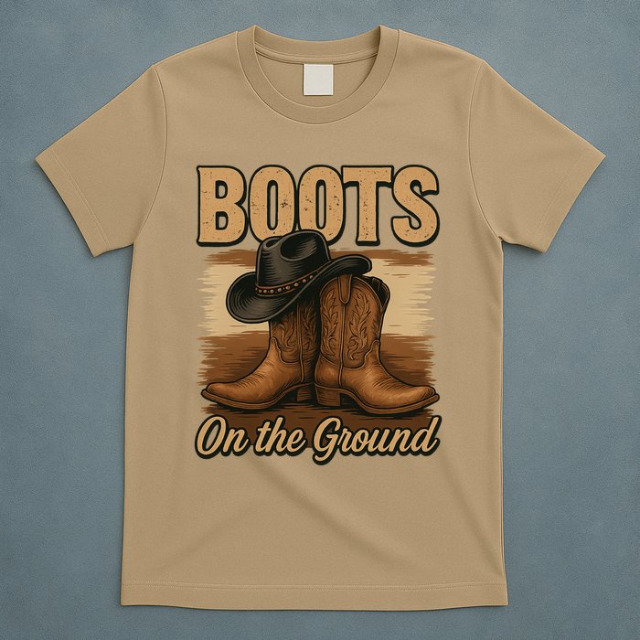 Boots On The Ground Cowgirl Line Dance T-Shirt