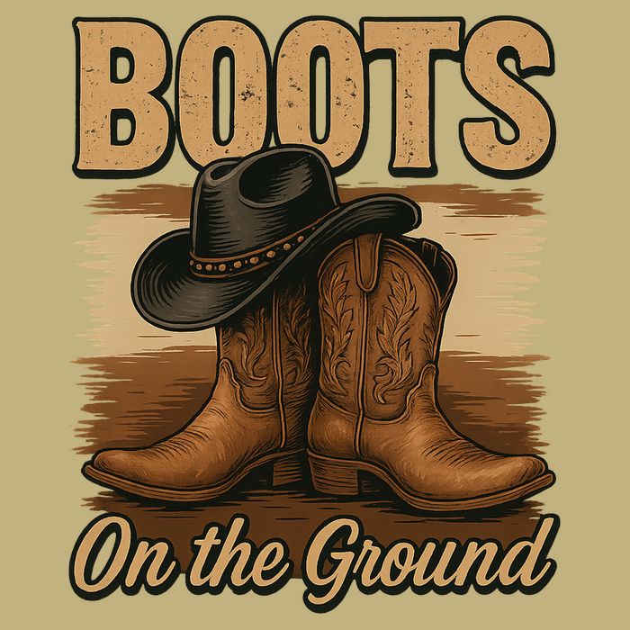 Boots On The Ground Cowgirl Line Dance T-Shirt