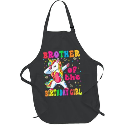 Brother of the Birthday Princess Dabbing Unicorn Apron