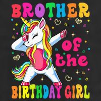 Brother of the Birthday Princess Dabbing Unicorn 25L Jumbo Tote