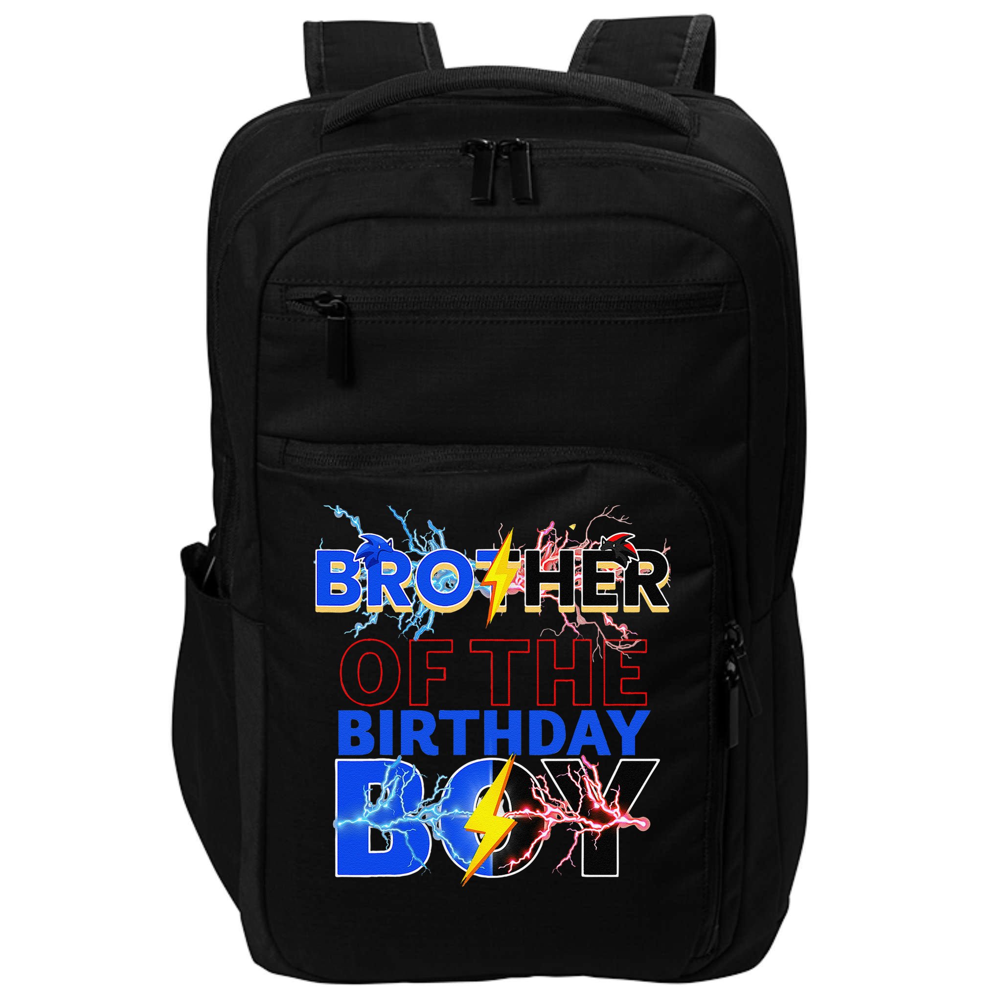 Brother Of The Birthday Hedgehog Family Party Decoration Impact Tech Backpack