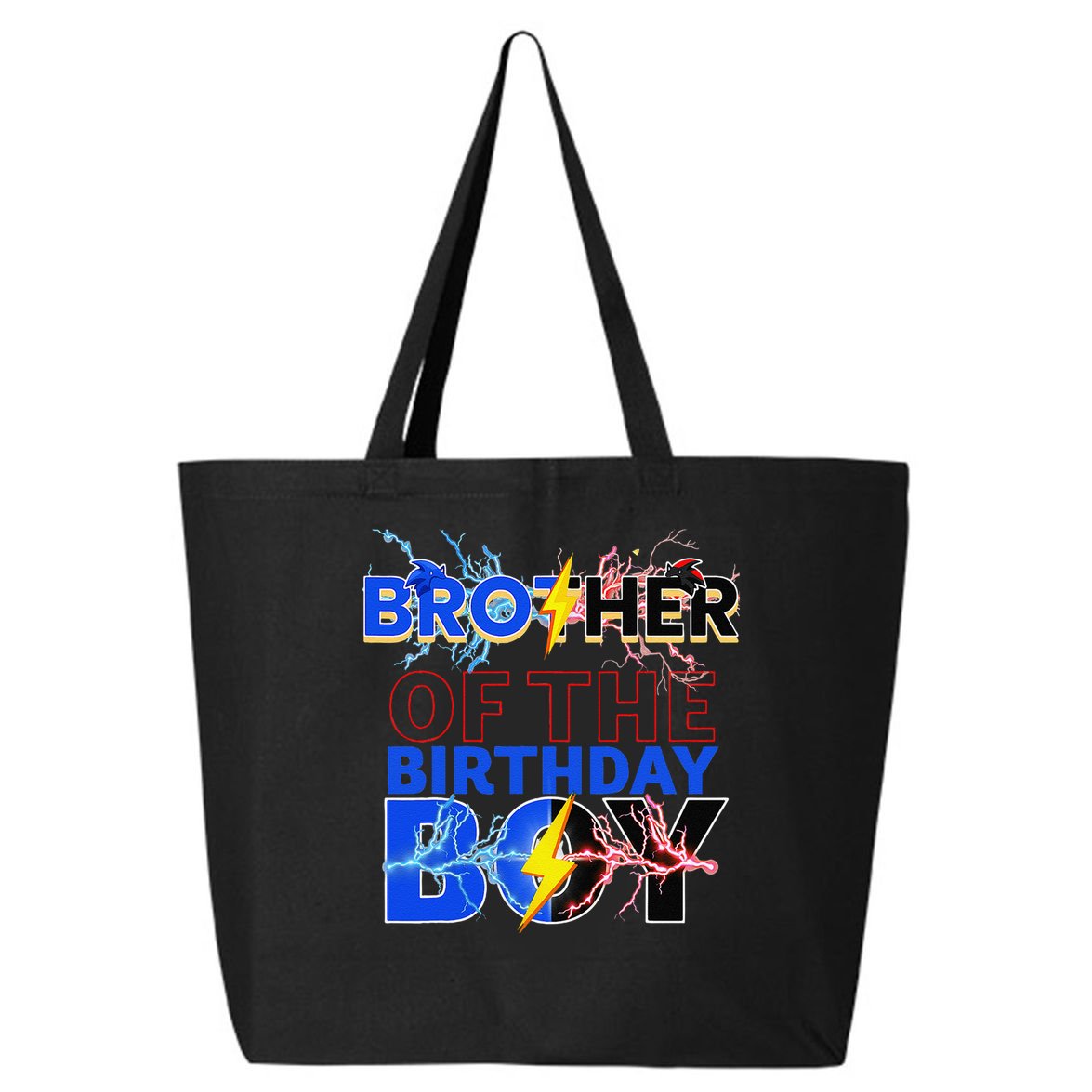 Brother Of The Birthday Hedgehog Family Party Decoration 25L Jumbo Tote