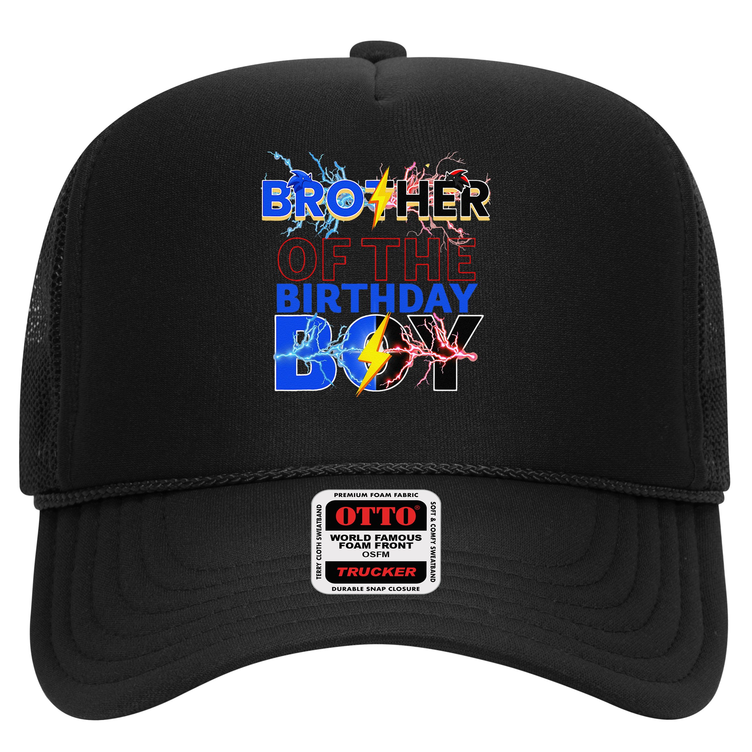 Brother Of The Birthday Hedgehog Family Party Decoration Hat