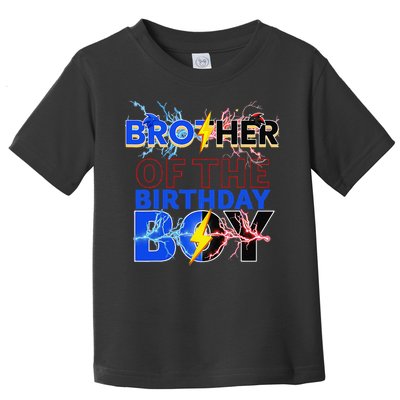 Brother Of The Birthday Hedgehog Family Party Decoration Toddler T-Shirt