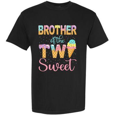 Brother of the Two Sweet Birthday Ice Cream 2nd Garment-Dyed Heavyweight T-Shirt