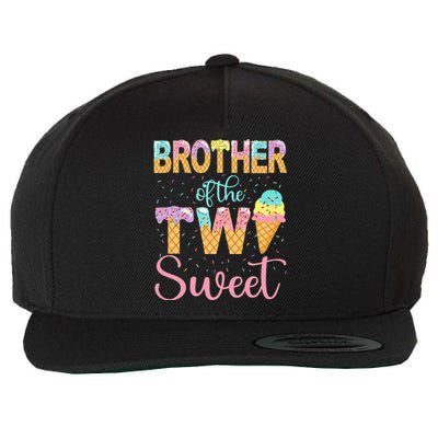 Brother of the Two Sweet Birthday Ice Cream 2nd Wool Snapback Cap