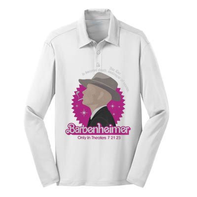 Barbenheimer Only Theaters 7 21 23 This Ken Is Become Death Destroyer Of Worlds Silk Touch Performance Long Sleeve Polo