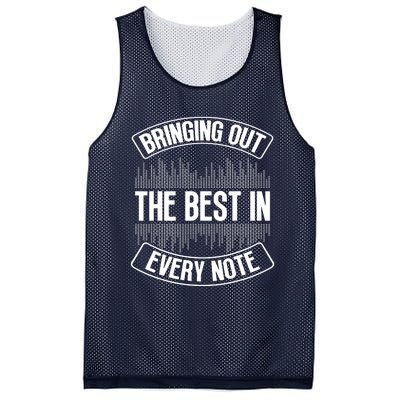 Bringing Out The Best In Every Note Sound Engineer Mesh Reversible Basketball Jersey Tank