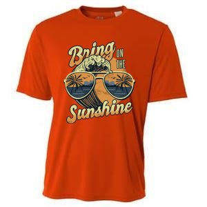 Bring On The Sunshine Summer Sun Beach Waves Gift Cooling Performance Crew T-Shirt