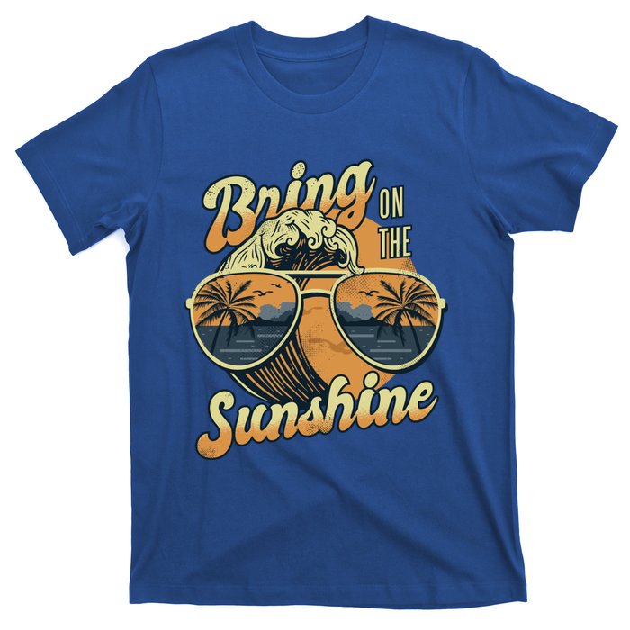 Bring On The Sunshine Summer Sun Beach Waves Gift T-Shirt