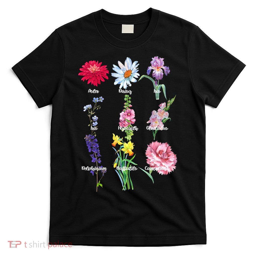 Botanical Floral Flowers T-Shirt