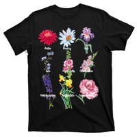 Botanical Floral Flowers T-Shirt