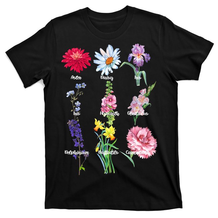 Botanical Floral Flowers T-Shirt