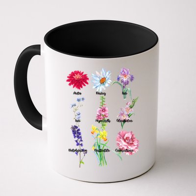 Botanical Floral Flowers Mug