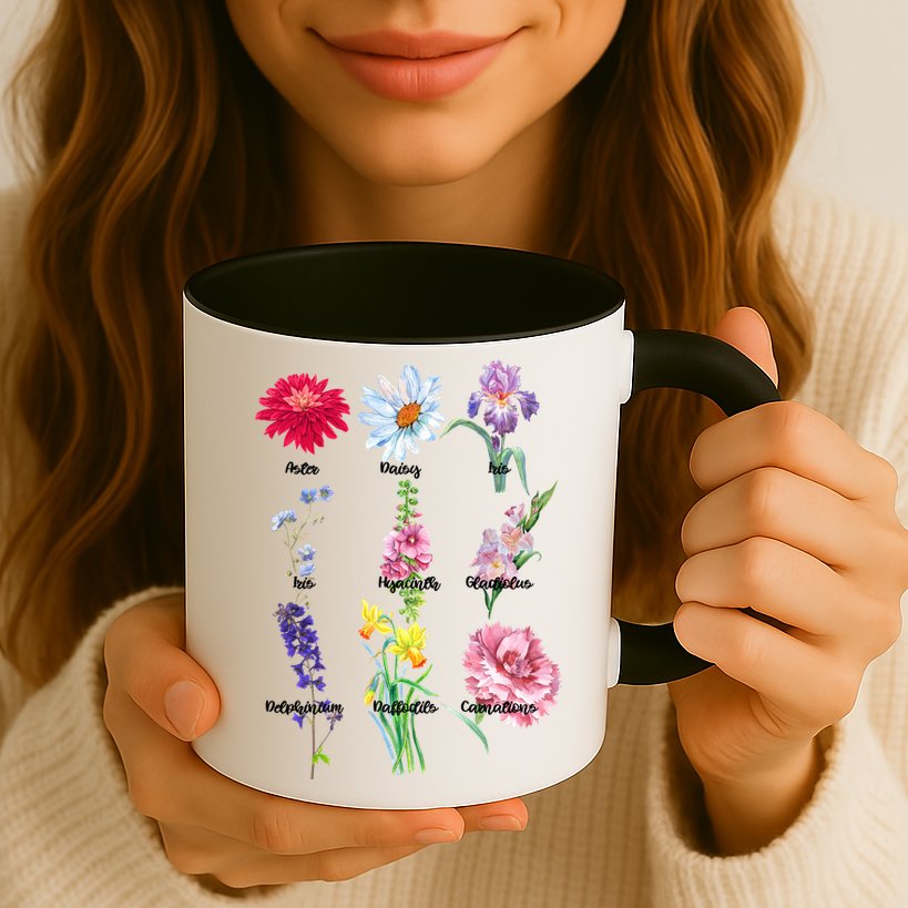 Botanical Floral Flowers Mug