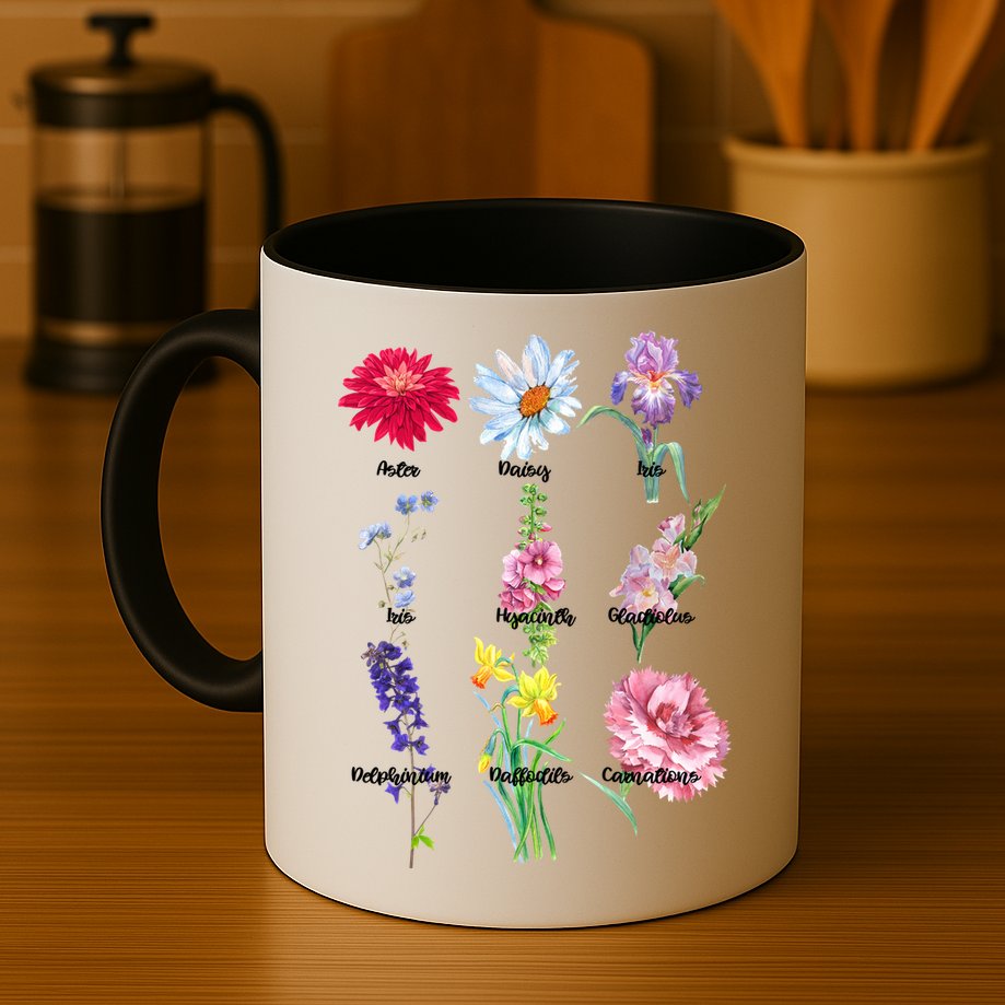Botanical Floral Flowers Mug