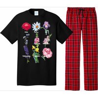 Botanical Floral Flowers Pajama Set