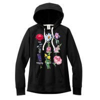 Botanical Floral Flowers Women's Fleece Hoodie