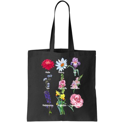 Botanical Floral Flowers Bag