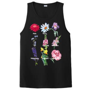 Botanical Floral Flowers PosiCharge Competitor Tank