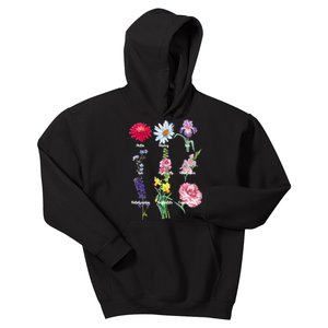 Botanical Floral Flowers Kids Hoodie