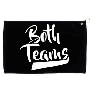 Both Teams Funny Gay Bisexual Equality Grommeted Golf Towel