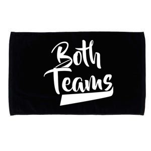 Both Teams Funny Gay Bisexual Equality Microfiber Hand Towel